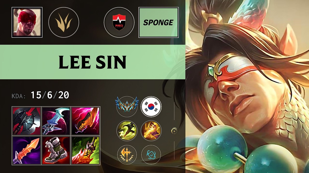 (NS Sponge) Lee Sin Jungle vs Naafiri (OMG Juhan) - KR Challenger Patch 26.16