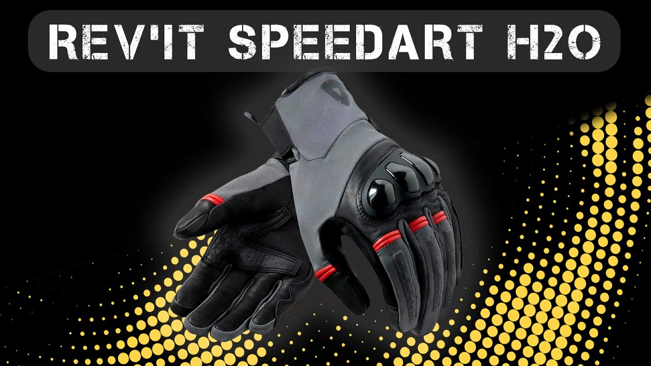 REV'IT! Speedart H20 gloves review by MotoRAID (Greek)