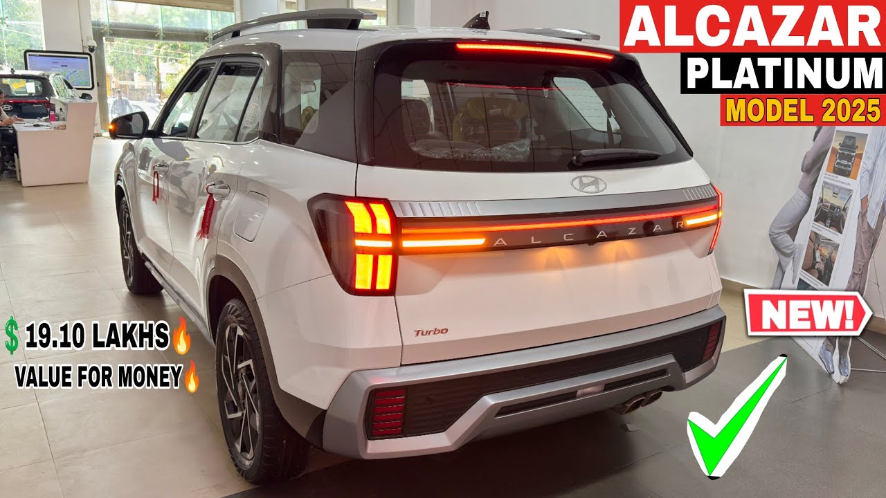Hyundai Alcazar Platinum Model | Petrol Manual | Alcazar On-road Price, Features, Mileage | Platinum