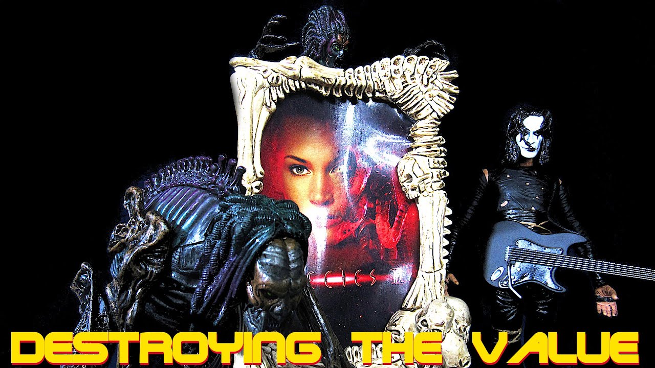 McFarlane Toys Movie Maniacs The Crow, Species 2 EVE and Patrick Figures - Destroying The Value