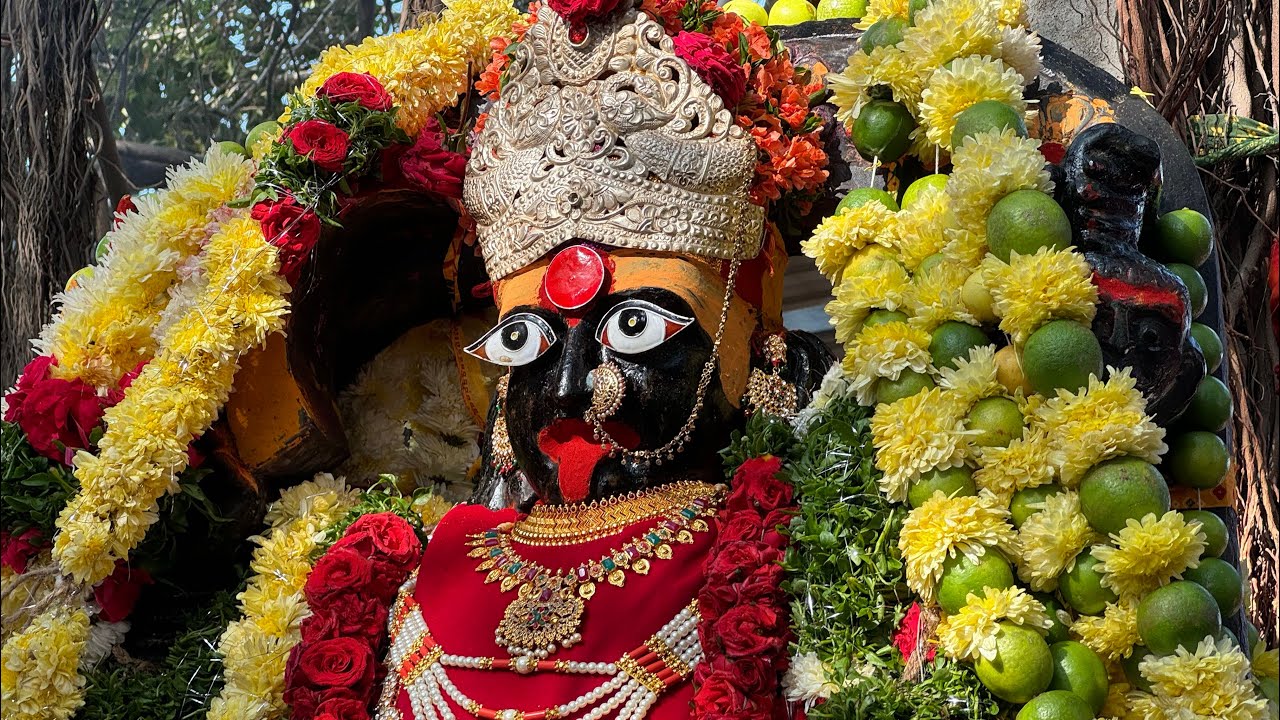 Falaknuma Kali Mata Abhishekam 🙏 | Smashana Kali Pooja | Falaknuma Kali Mata Temple in Hyderabad