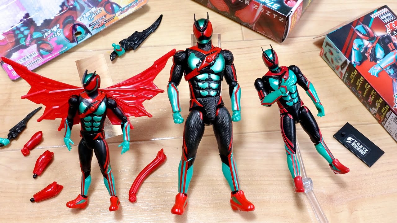【検証】仮面ライダーゼッツのフィギュアはどれがオススメ？装動・CCC・アクションフィギュアの3種を全部一気に遊んでレビュー！