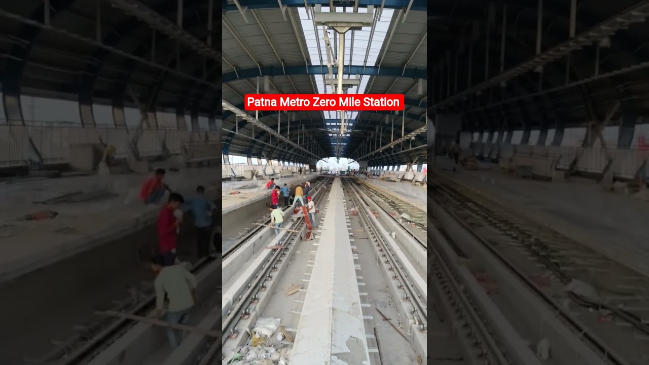 Patna Metro zero Mile Station incomplete #patnametroupdate