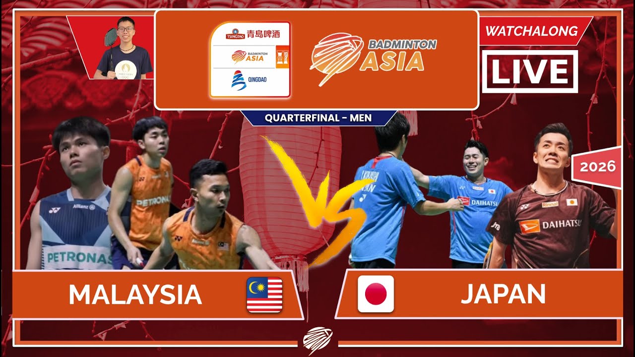 ARIF/YAP 🇲🇾 vs. HOKI/KOABAYASHI 🇯🇵 LIVE! MAS/JPN Asia Team BATC 2026' (Men) | Darence's Watchalong