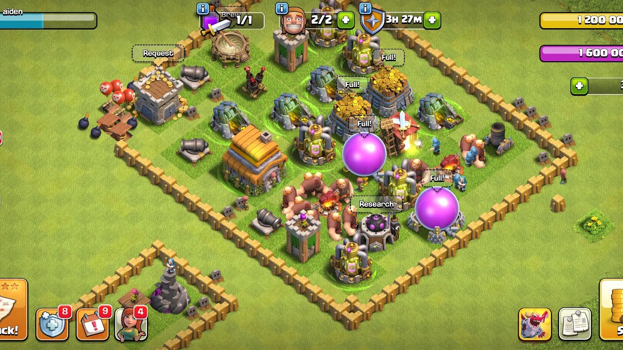 Day 30 on clash of clans