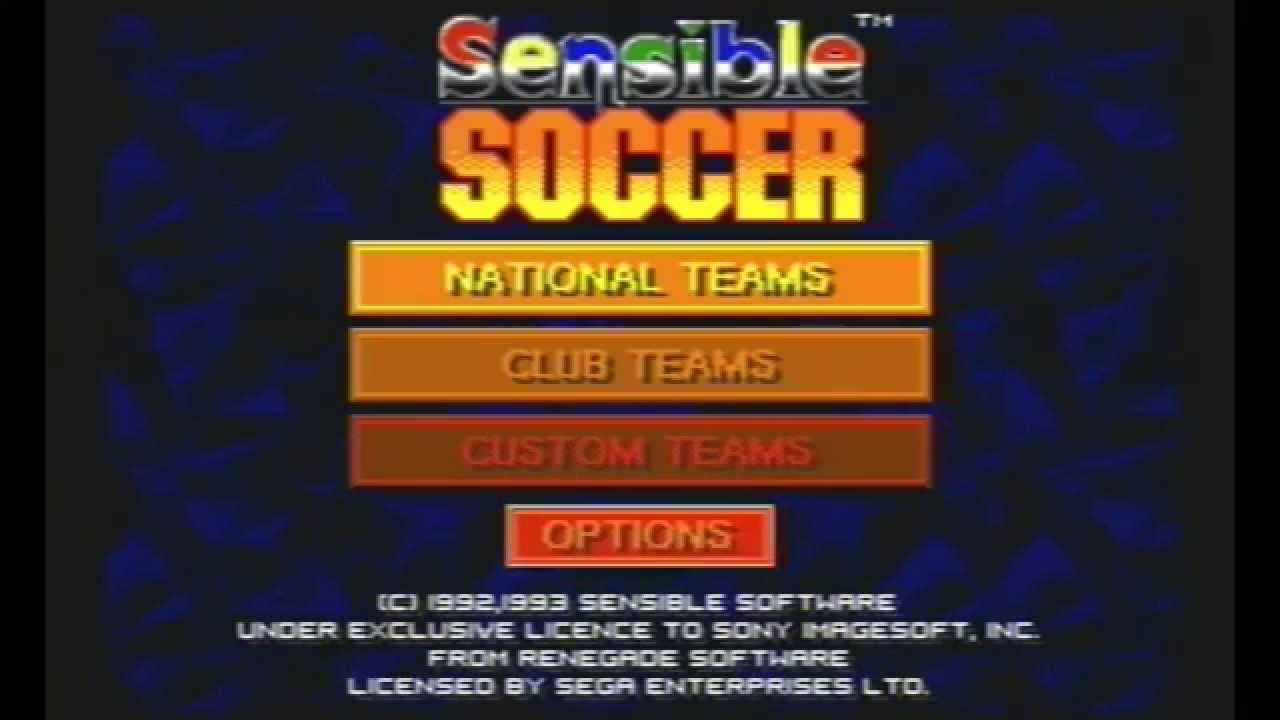 Sensible Soccer on Plug-and-Play TV Game System by Radica