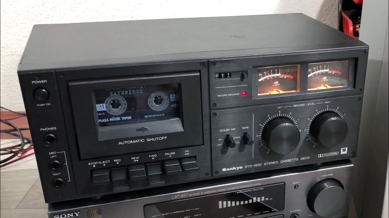 SANKYO STD-1650 CASSETTE PLAYER
