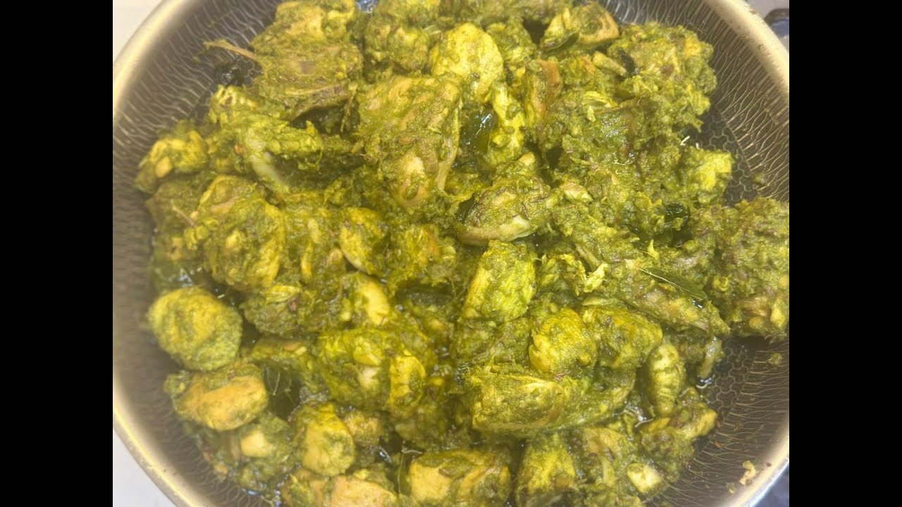 Green Chicken Masala  | Shahi Lazzat