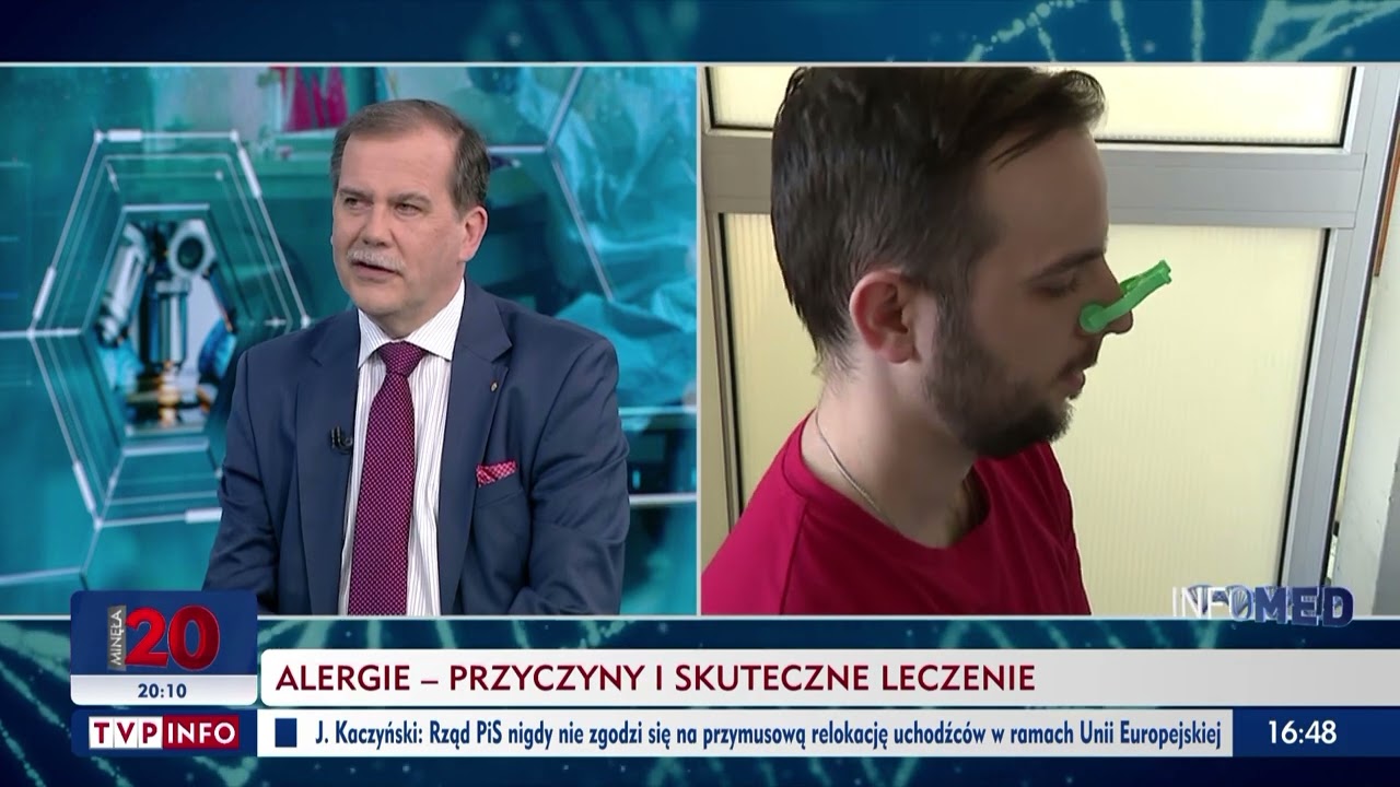 Alergie - jakie są przyczyny i jakie jest skuteczne leczenie? Prof. Marek Kulus gościem TVP Info