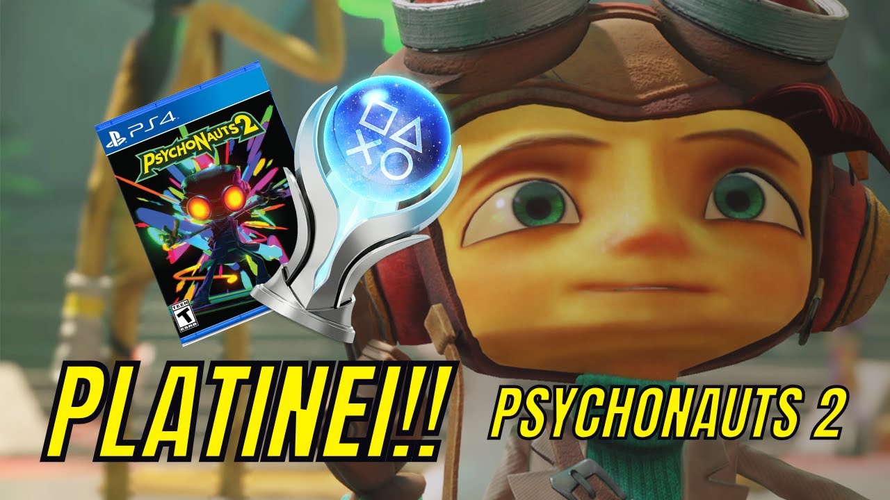 Jogo da MICROSOFT no PLAYSTATION! Platinei #5 Psychonauts 2