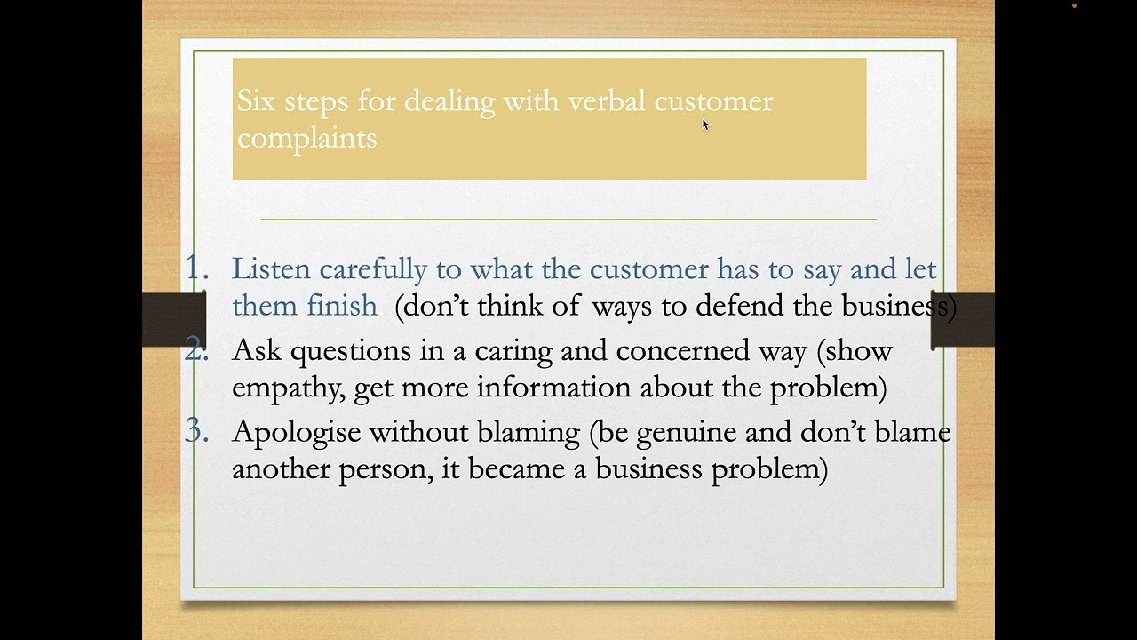 Customer Complain grade 11