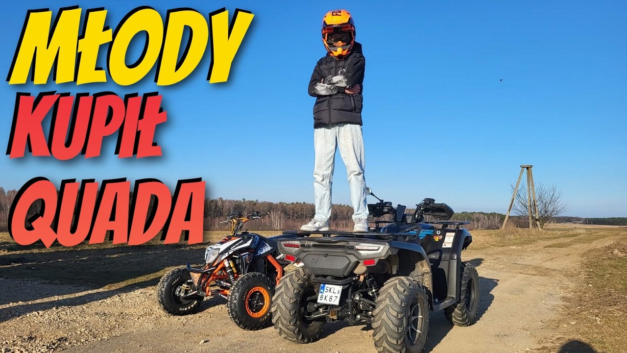 Młody kupił quada i już go przerobił / Zepsuł w nim napęd 4x4 a ja zepsułem napęd w KTM