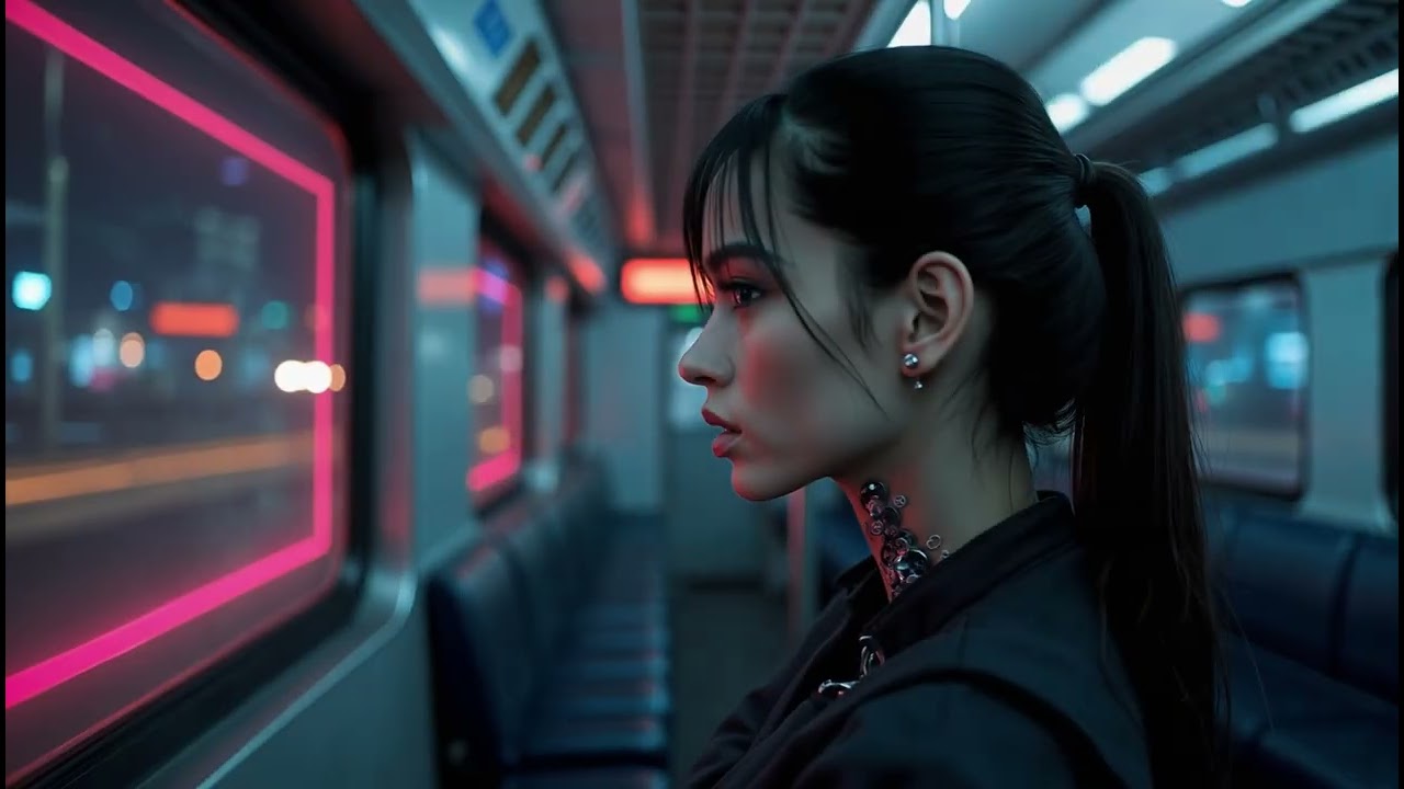 Cyberpunk Rain Night 🌧️ Neon City Ambient Music | 2 Hours Futuristic Relaxation