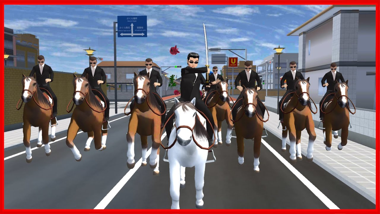 YAKUZA CAVALRY || SAKURA School Simulator