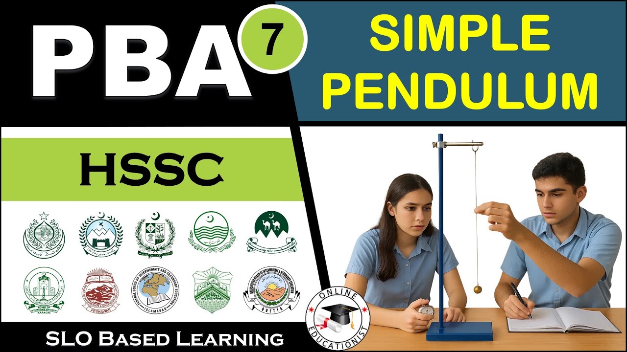 PBA | Practical Based Assessment | Simple Pendulum | HSSC | #pba #simplependulum #timeperiod