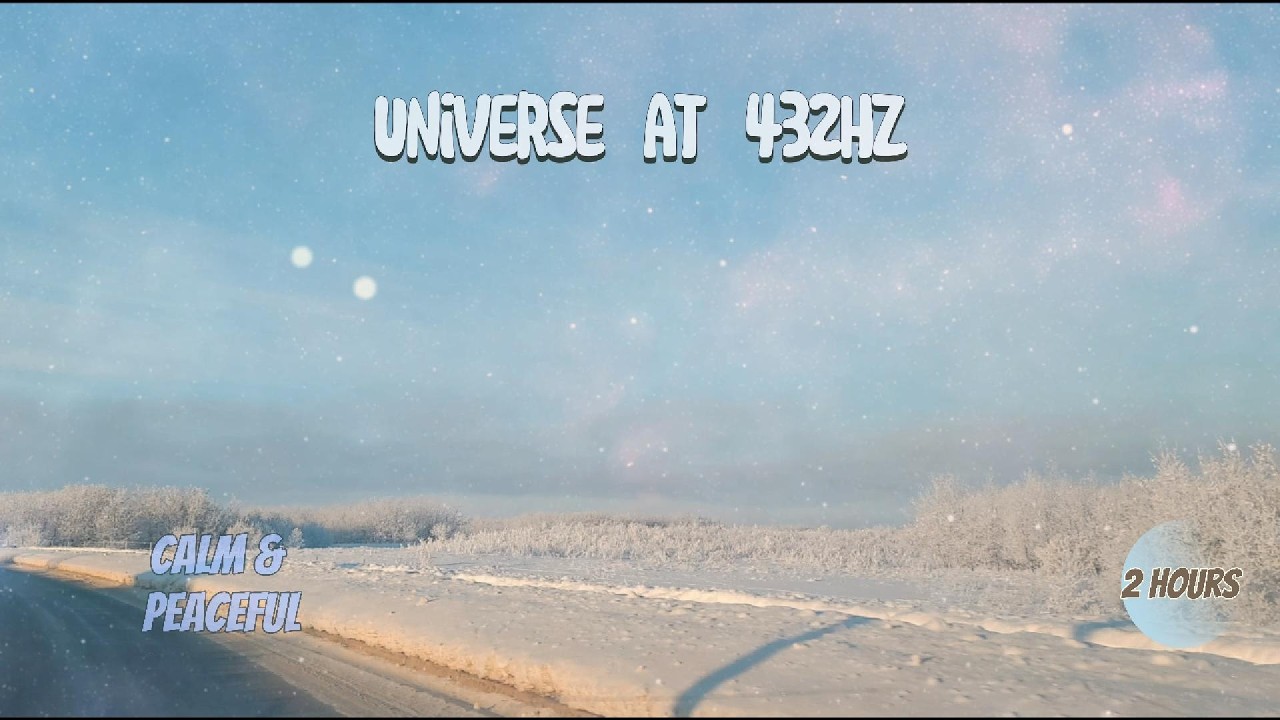 432Hz Snowfall Meditation - 2 Hours Calming Music for Sleep & Relaxation