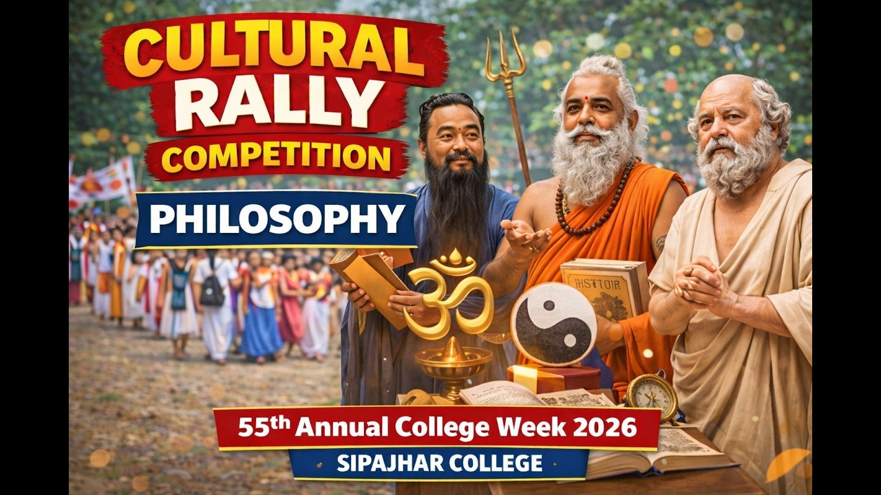 Cultural Rally Competition | Dept. of Philosophy | 55th Annual College Week | Sipajhar College