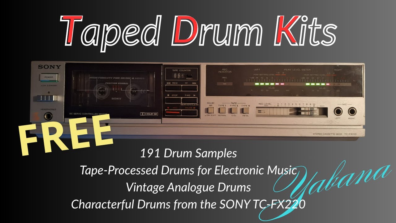 Tape Alchemy: Crafting FREE Taped Drum Kits (TDK)