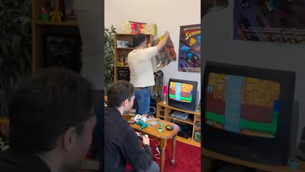RETRO GAME ROOM BUILD OUT!! #retrogaming #90s #nostalgia #roomtour