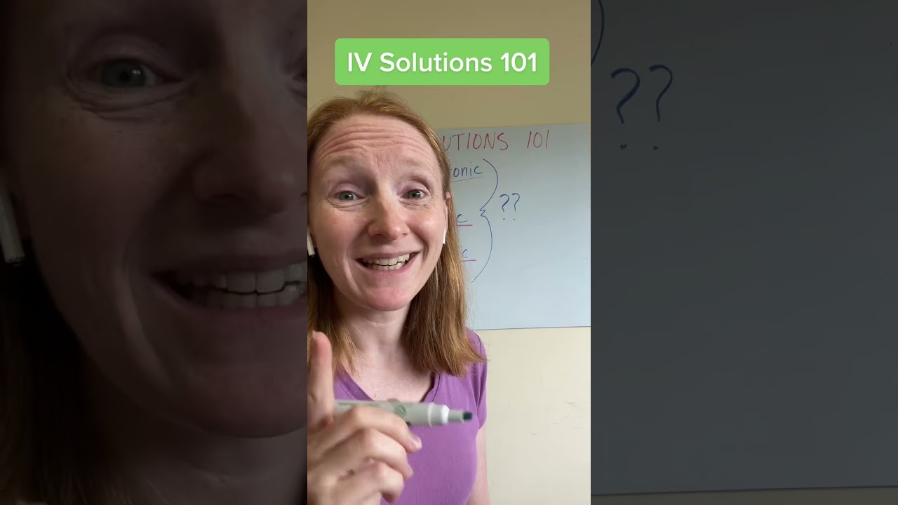 Hypertonic, Hypotonic, and Isotonic Fluids for Nursing School