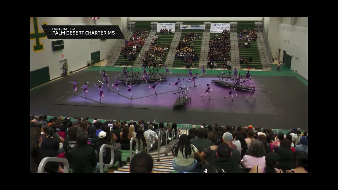 Palm Desert Charter Middle School Winter Guard WGI Manhattan Beach Prelims 2026