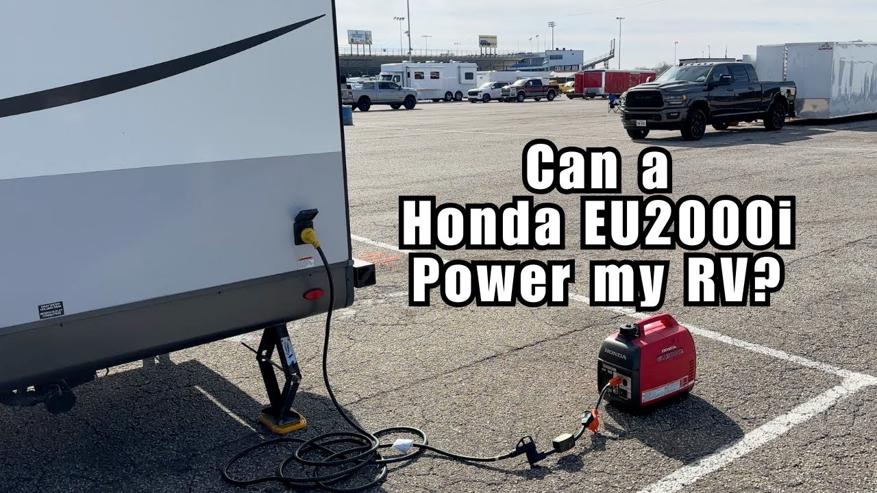 Powering an RV Travel Trailer with a Small Portable Honda EU2000i Generator