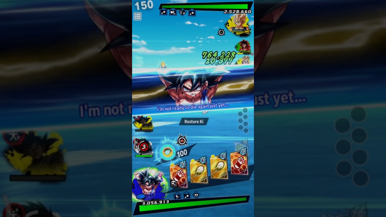 mini Goku destroyed Vegeta in dragon Balllegend