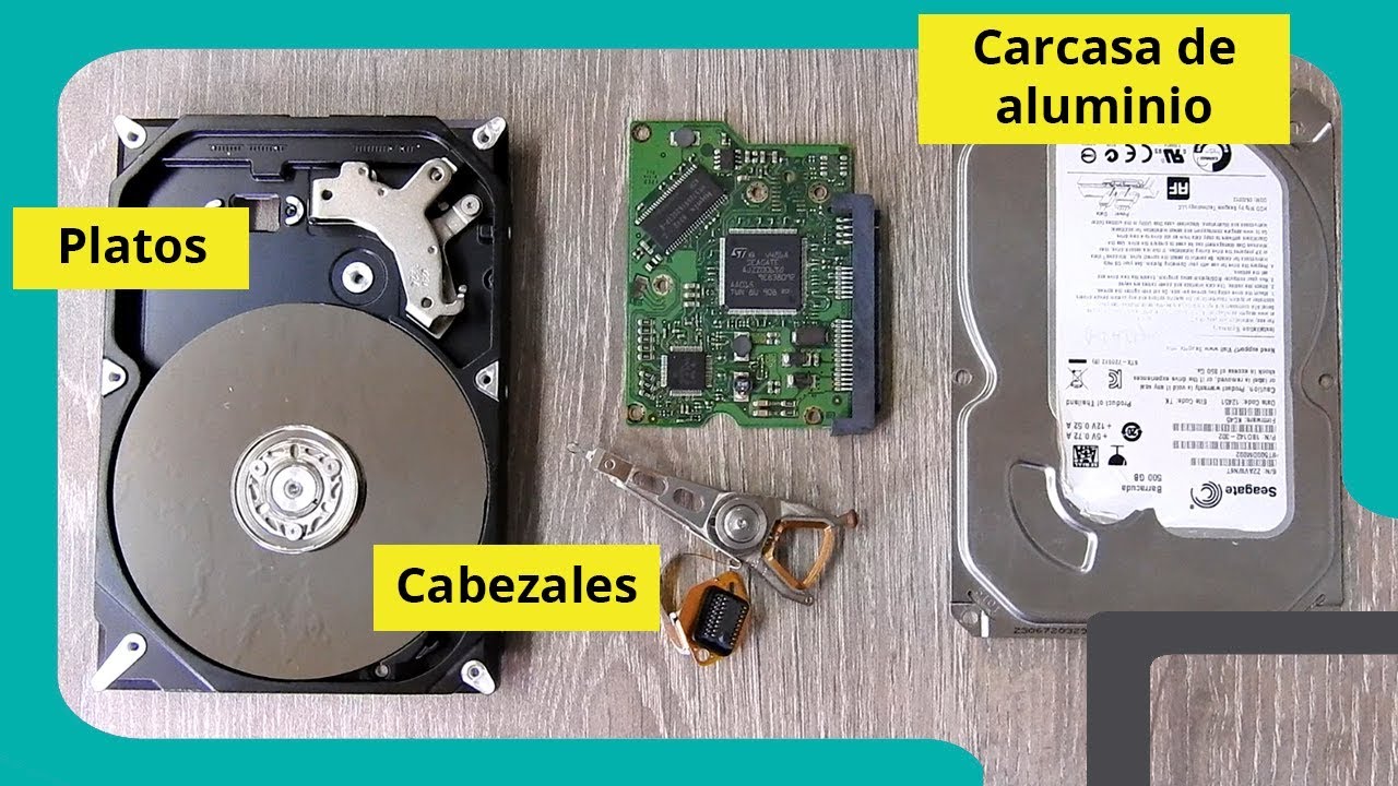 Piezas Y Partes De Un Disco Duro