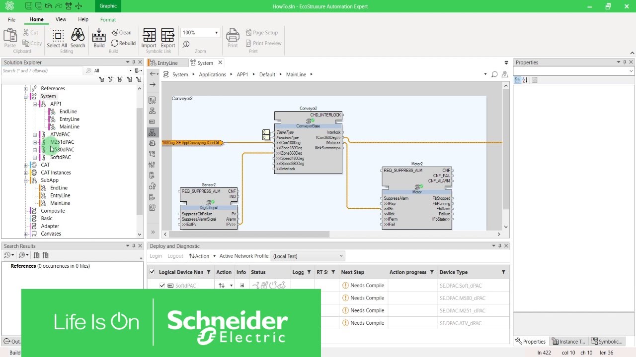 Как создавать подприложения v22.0 | Поддержка Schneider Electric
