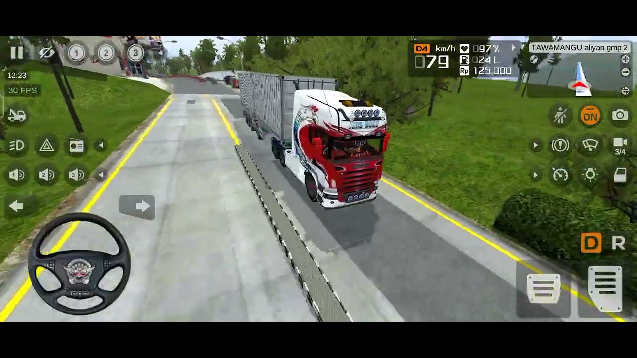 TATA Truck off Road Driving Signa Trailer Truck Material Loaded Drive Transport Gameplay