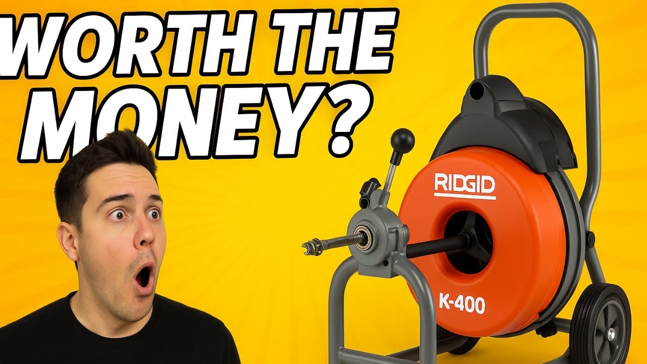 RIDGID K-400 Drain Cleaning Machine Review: Powerful 120-Volt Drum Kit with C-32IW Cable