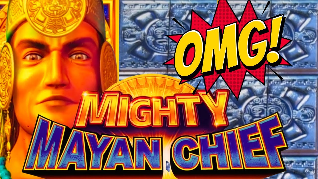 WOW! SHOCKING REVEAL! MIGHTY MAYAN CHIEF Slot Machine (DIVINE MOUNTAIN) Slot Machine (KONAMI GAMING)