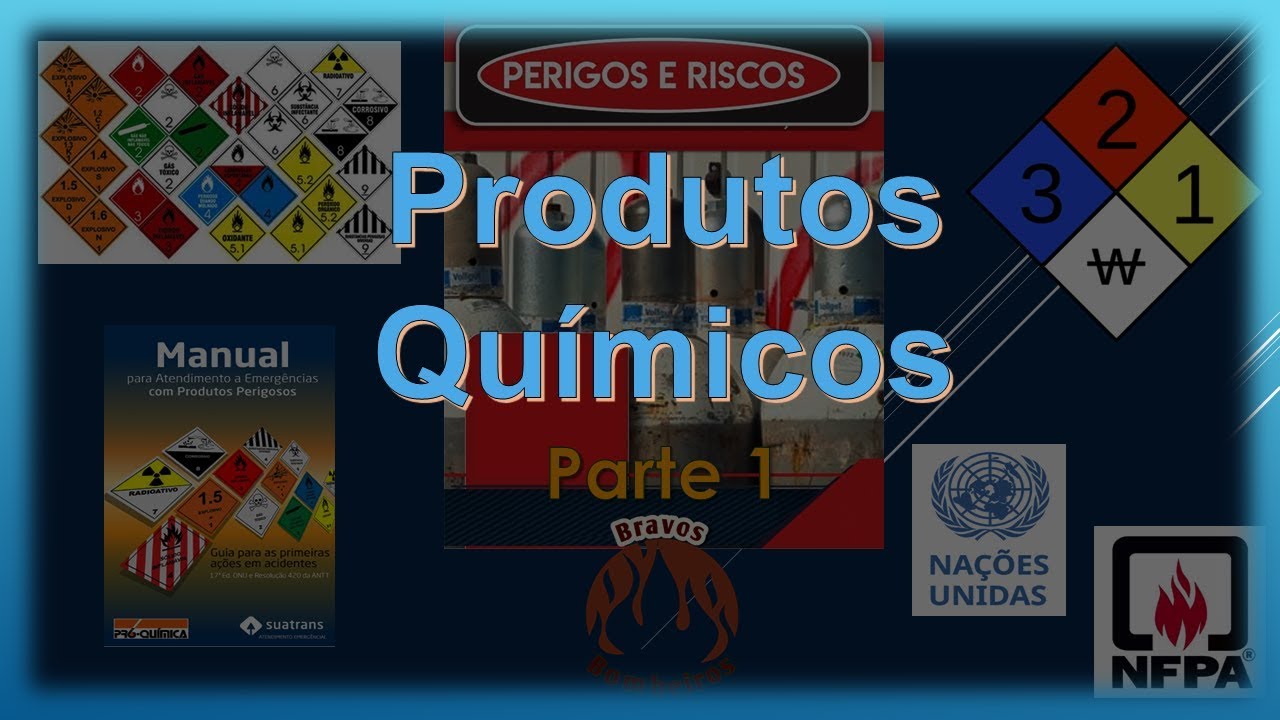 Produtos Químicos - Parte 1 - Bombeiros e Brigadistas precisam conhecer (Download de EBook)