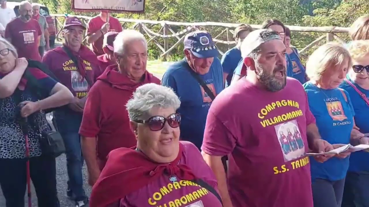 Raduno delle confraternite della Santissima Trinità a Rocca Sinibalda del 13 settembre  2025