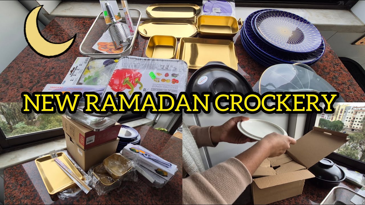 Special Ramadan Crockery ✨🌙 Ramadan Prep Vlog