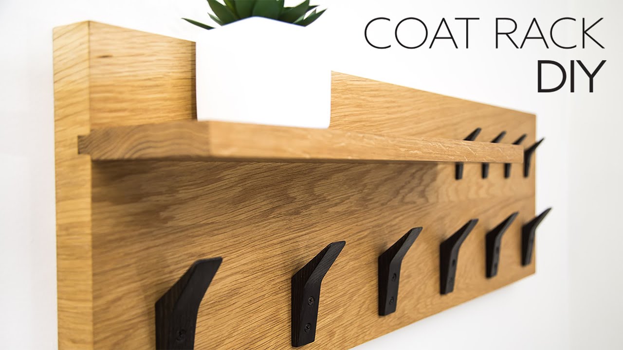 Modern Coat Rack - DIY