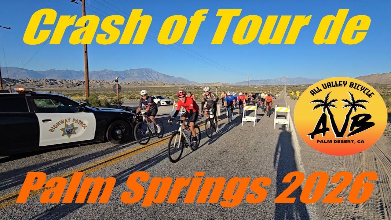 Crash of Tour de Palm Springs 2026