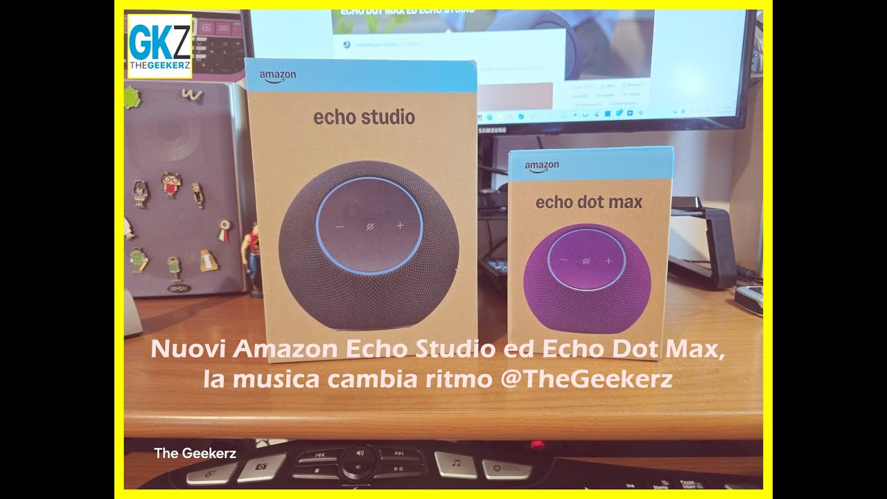 Amazon Echo Studio ed Echo Dot Max, non chiamateli semplicemente altoparlanti