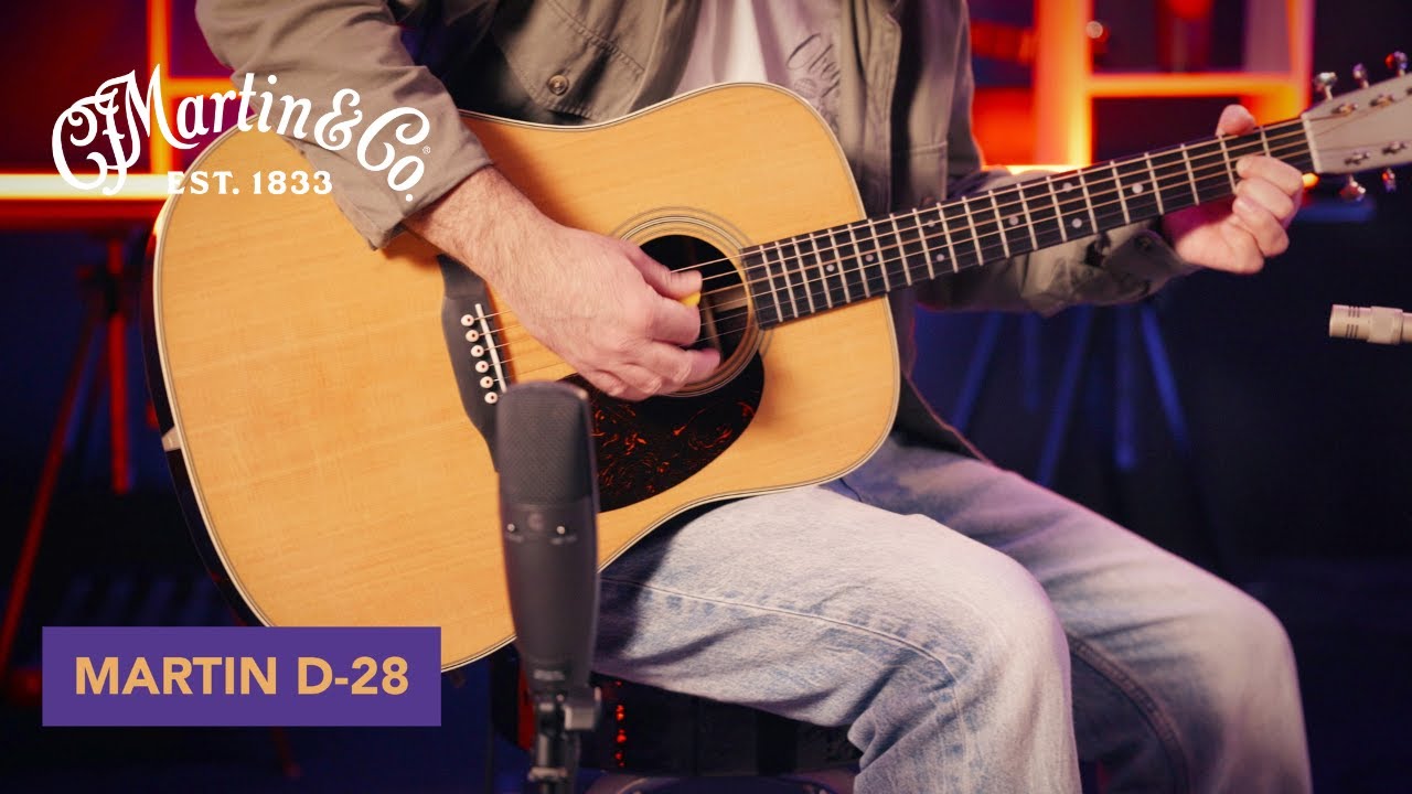 MARTIN GUITAR revisite sa l&eacute;gendaire guitare acoustique D-28  (vid&eacute;o de La Boite Noire)