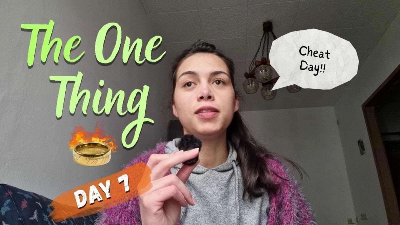 DAY 7: The One Thing challenge ~ back to writing routine + daily prompt | #TheOneThingChallenge