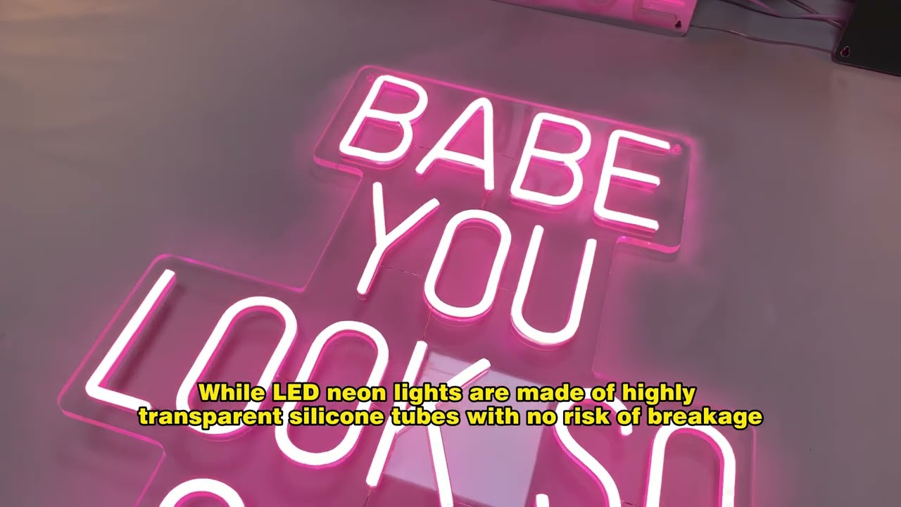 What's the Difference between LED Neon Lights and Traditional Glass Neon Lights?