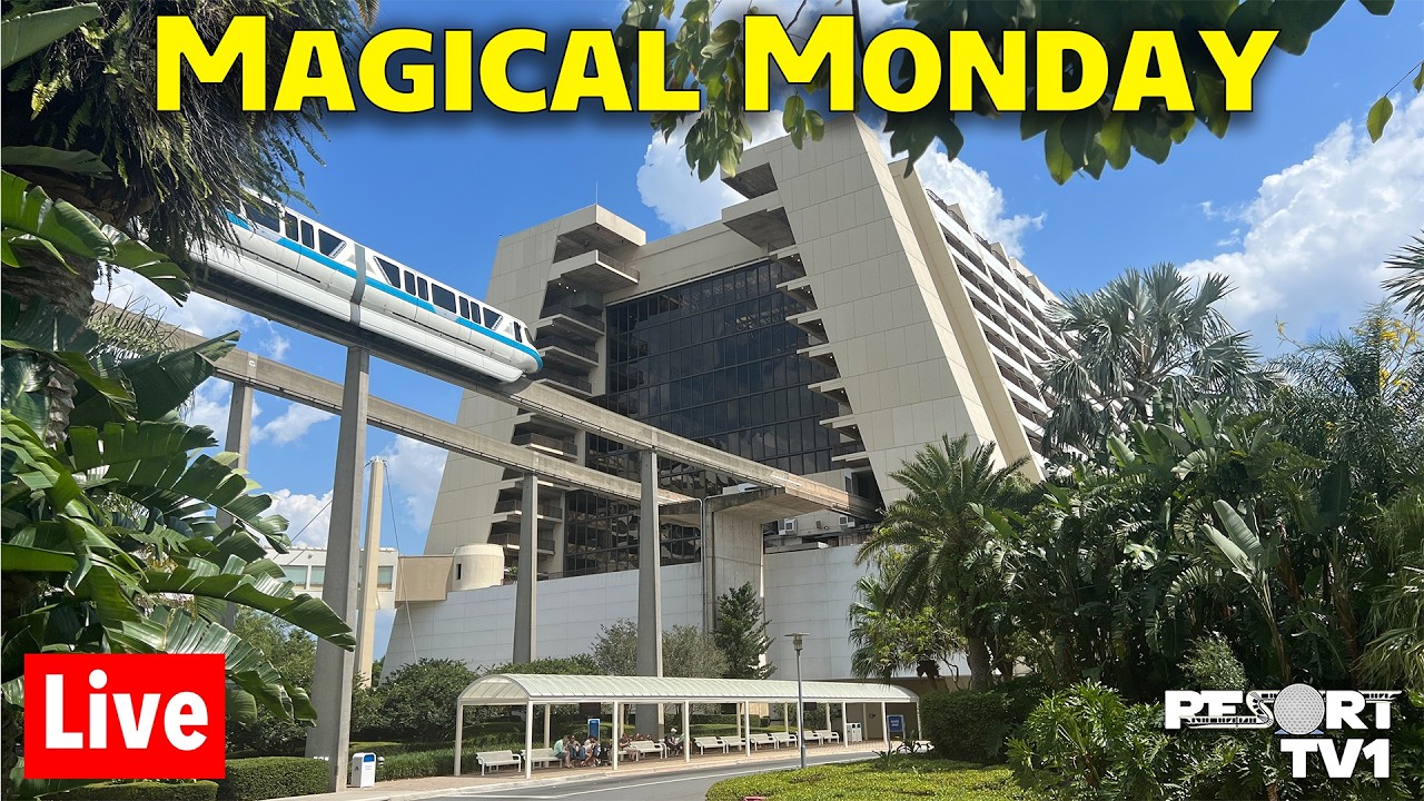 🔴Live: Magical Monday at the Monorail Resorts - 4-6-26 - Walt Disney World Live Stream