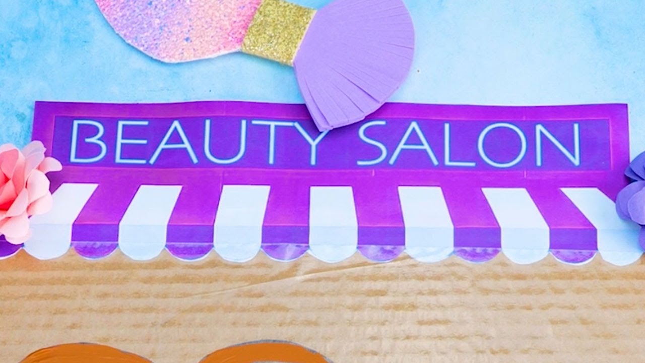 Beauty Salon From Cardboard || Easy DIY 💅