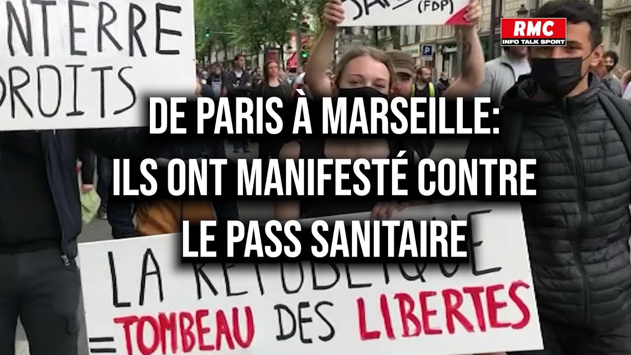 Manifestations contre le pass sanitaire :  
