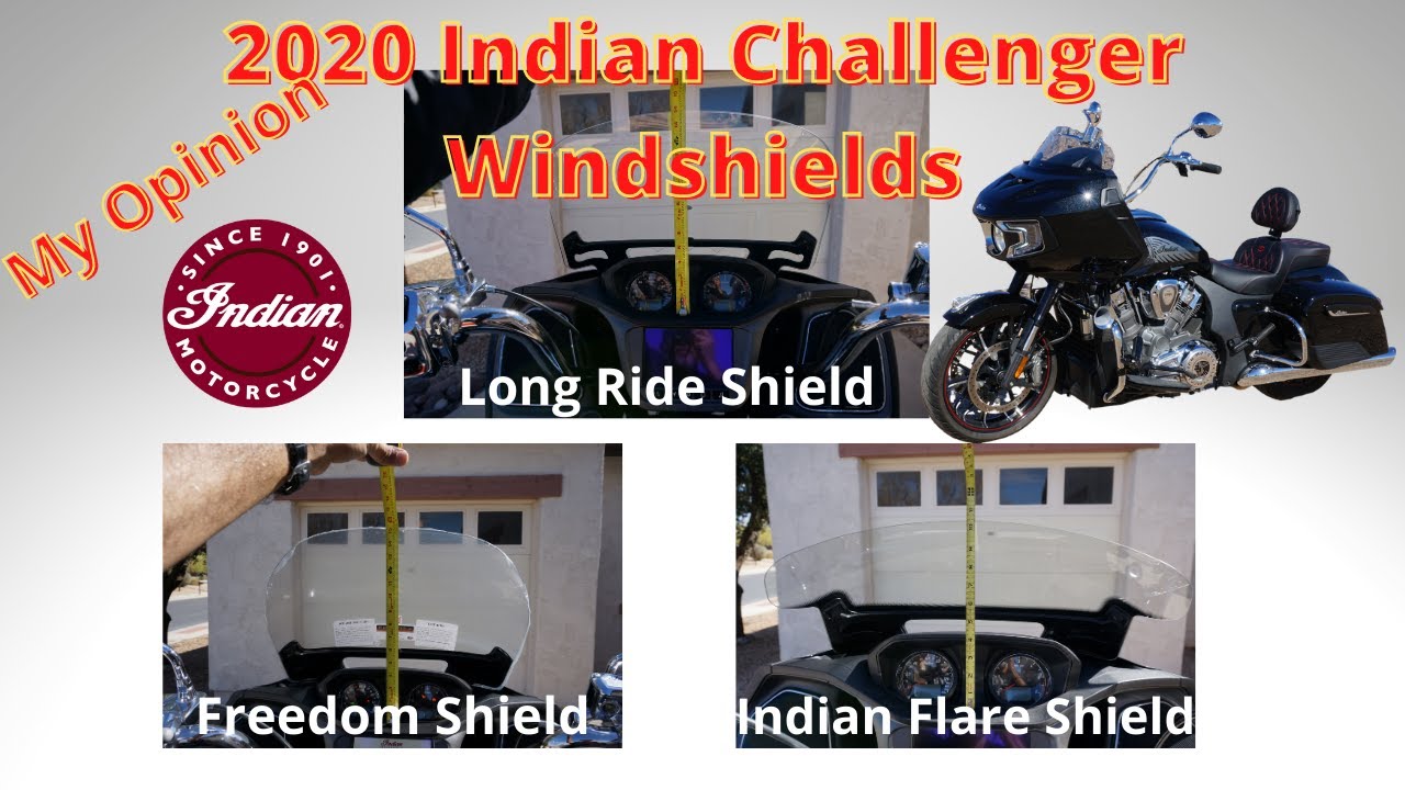 Indian Challenger and a new Windshield | Opinion | Freedom or Long Ride Shield.