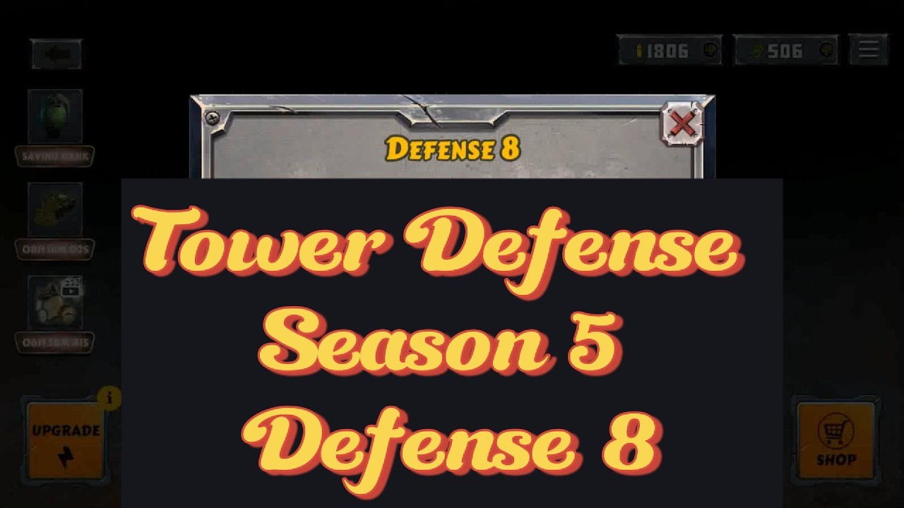 Battle Strategy - Tower Defense Season 5 Level 8