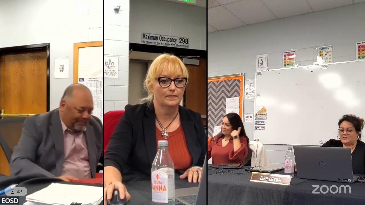 East Otero School District R-1 - Regular Board Meeting - Nov 10th, 2025