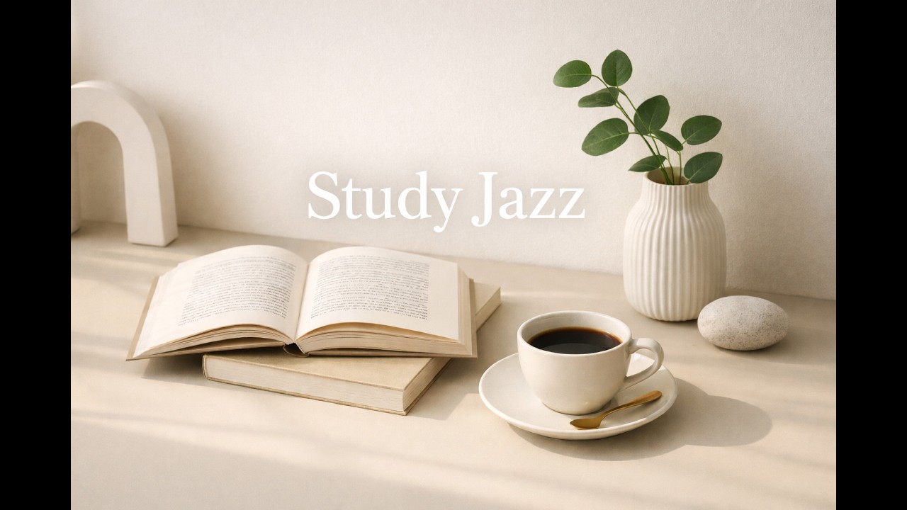 [Playlist] 기분 좋게 공부할때 듣는 심플 재즈 음악 |  Soft Study Jazz