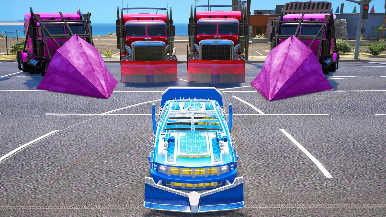 4 YOUTUBER JAGEN mich aber MIT ZOMBIE AUTOS!