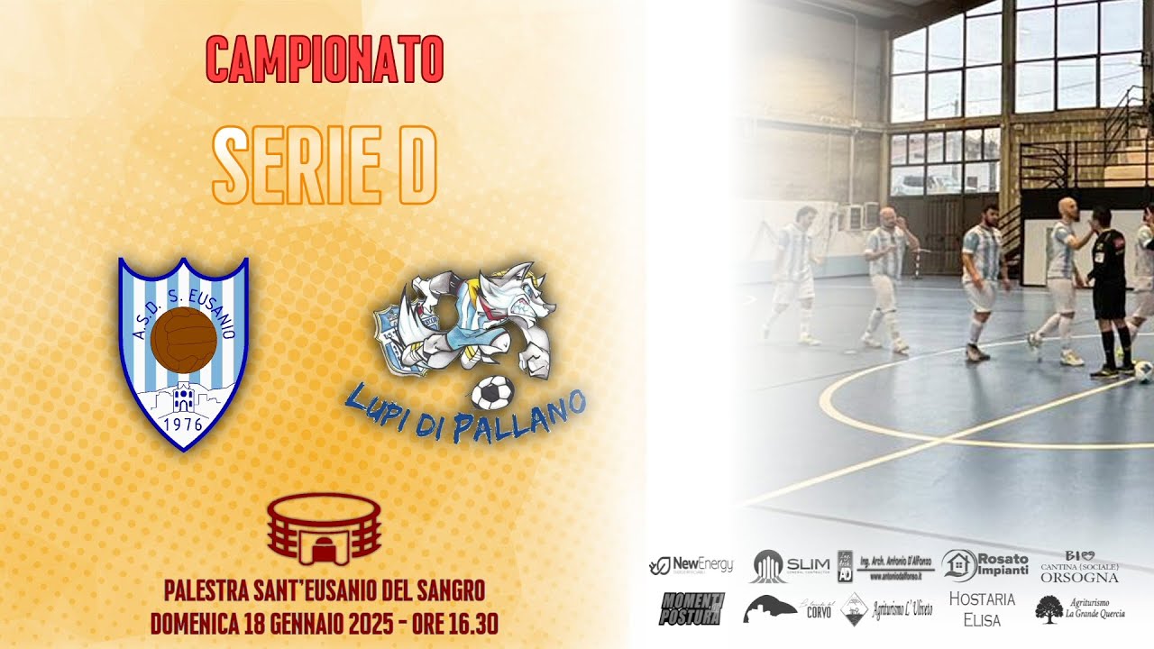 Campionato Serie D 2025-2026 | S. Eusanio - Lupi di Pallano 9-5
